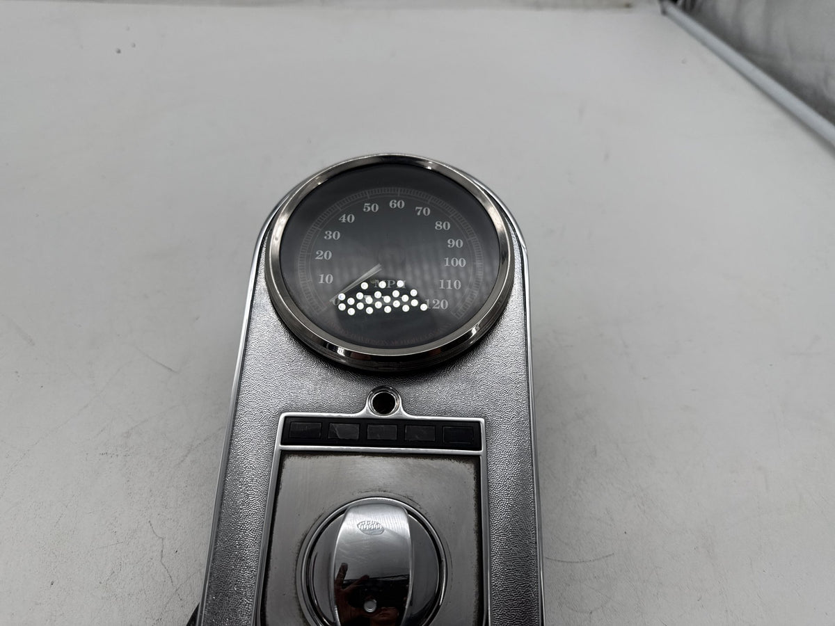 97 Harley Heritage Softail Classic Fuel Tank Dash Console Speedometer NOKey 23K