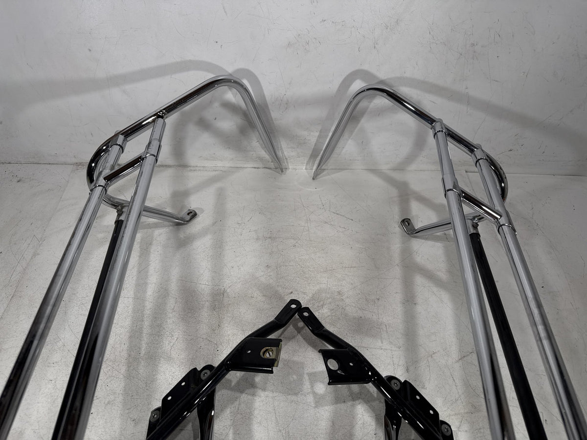 2009 Harley Electra Glide Touring OEM Rear Left Right Saddlebag Guard Rails Bar
