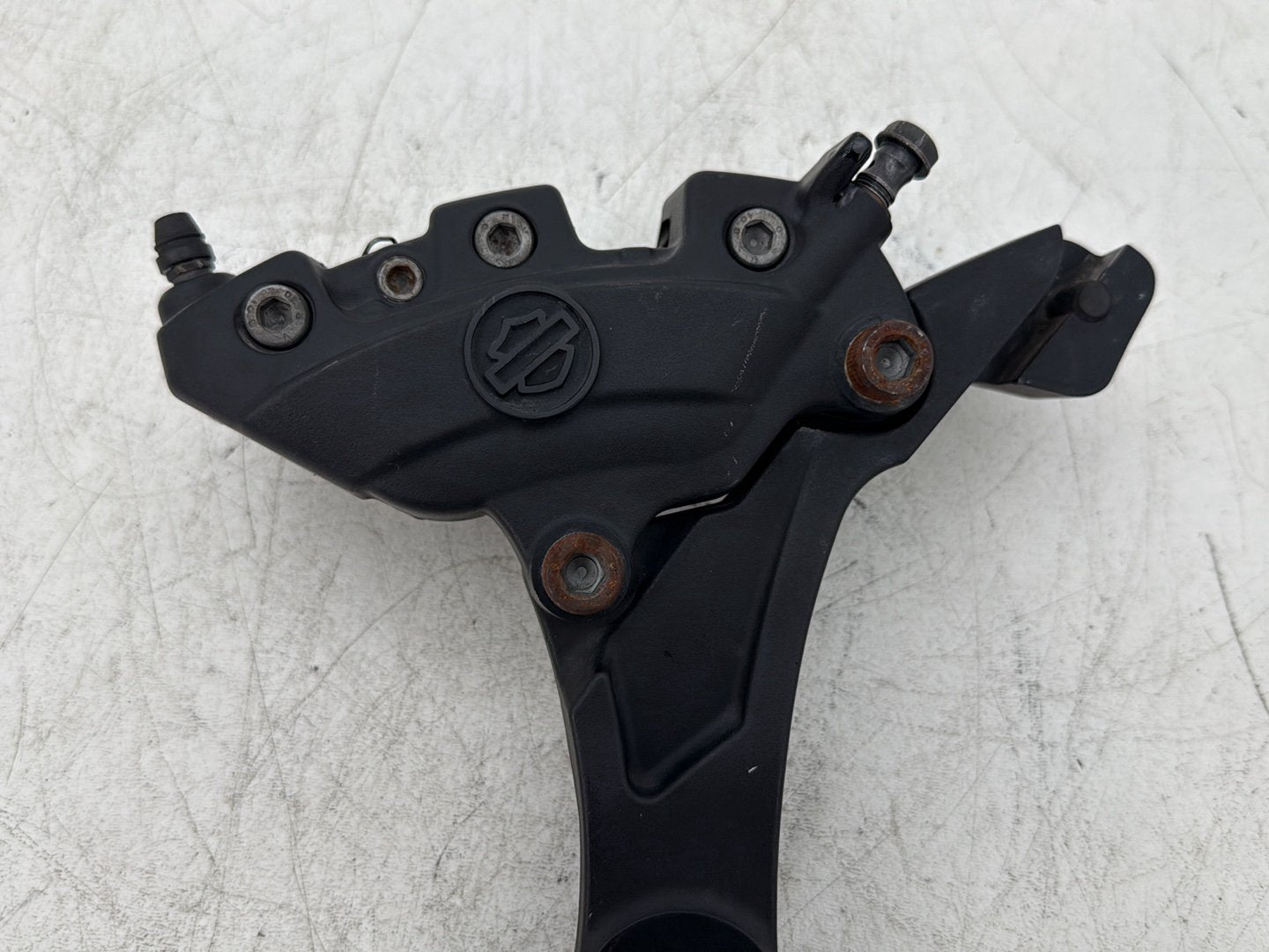 2012 Harley Road Glide Touring FLTRX Custom OEM Rear Back Brake Caliper w/ Bracket