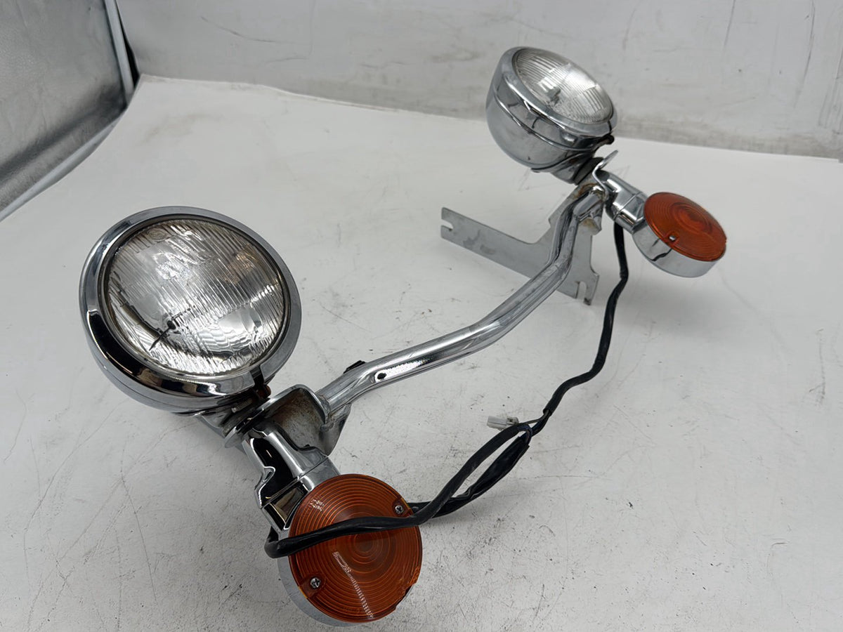 1997 Harley Road King FLHPI OEM Front Turn Signal Indicators Light Bar