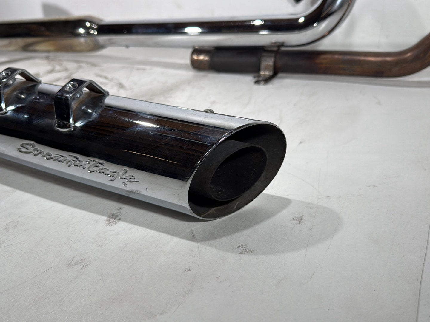 2007 Harley Touring FLHTC Electra Glide Classic OEM Exhaust Header Muffler Pipes Screamin Eagle
