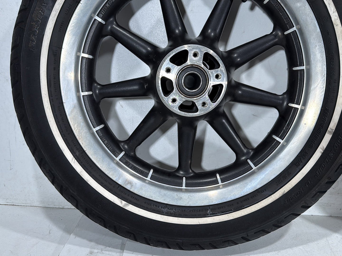 2007 Harley Electra Glide Touring Ultra OEM Front & Rear Wheel Rim Tire 16"