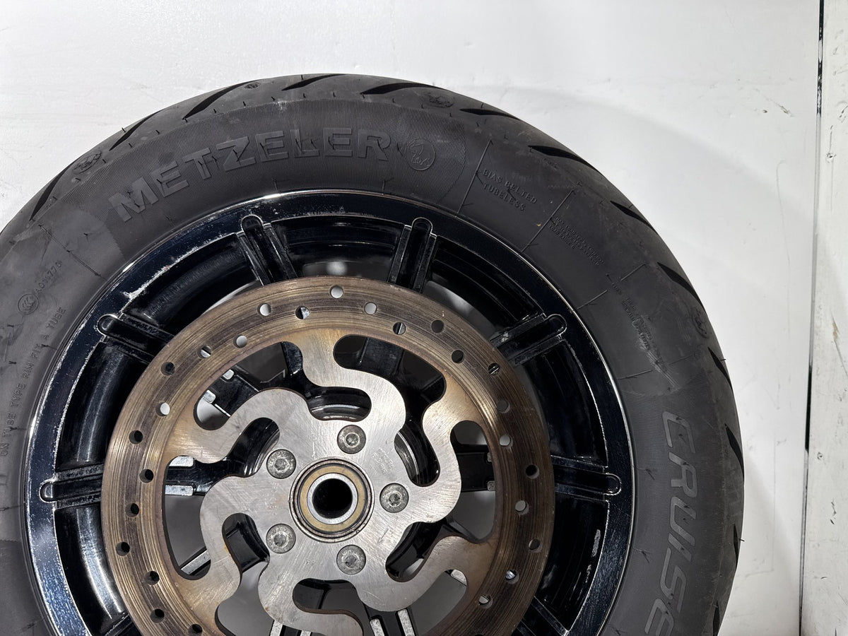 2014 Harley Electra Glide Touring OEM Front & Rear Wheel Rim Tire ABS 16" 17"
