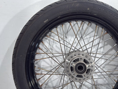 2009 Harley Dyna Street Bob FXDB OEM Front Rear Wheel Rim Tire Spoked 17" 19"