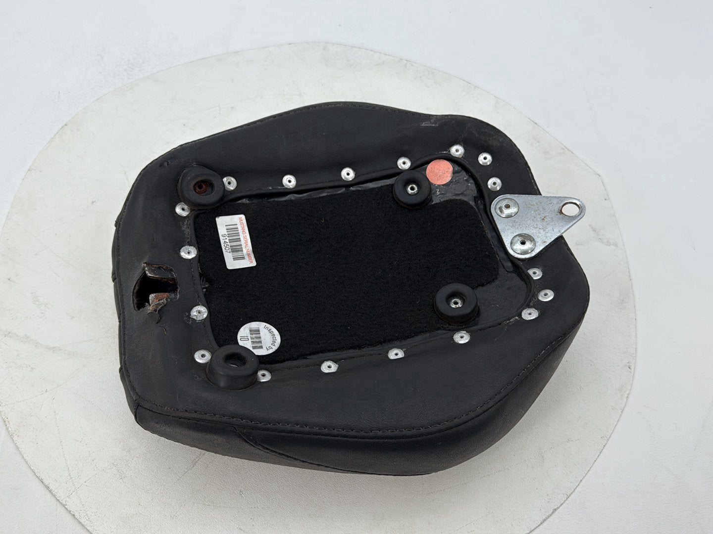 2012 Harley Dyna Fat Bob FXDF 103 OEM Rear Passenger Pillion Seat