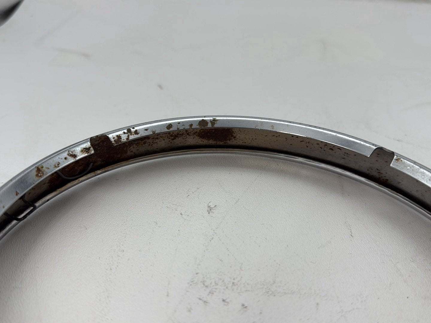 2008 Harley Road King Touring FLHR OEM Headlight Mount Bracket Ring Circle Trim