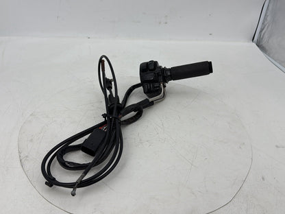2007 - 2012 Harley-Davidson Touring Electra Glide Ultra Right Engine Start Kill Switches Controls w/ Hand Grip, Idle Throttle Cable Lines