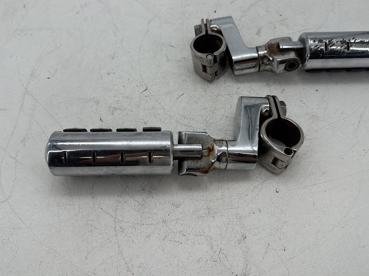 96 Harley Road King Touring Police Front Right Left Highway Foot Pegs Kuryakyn