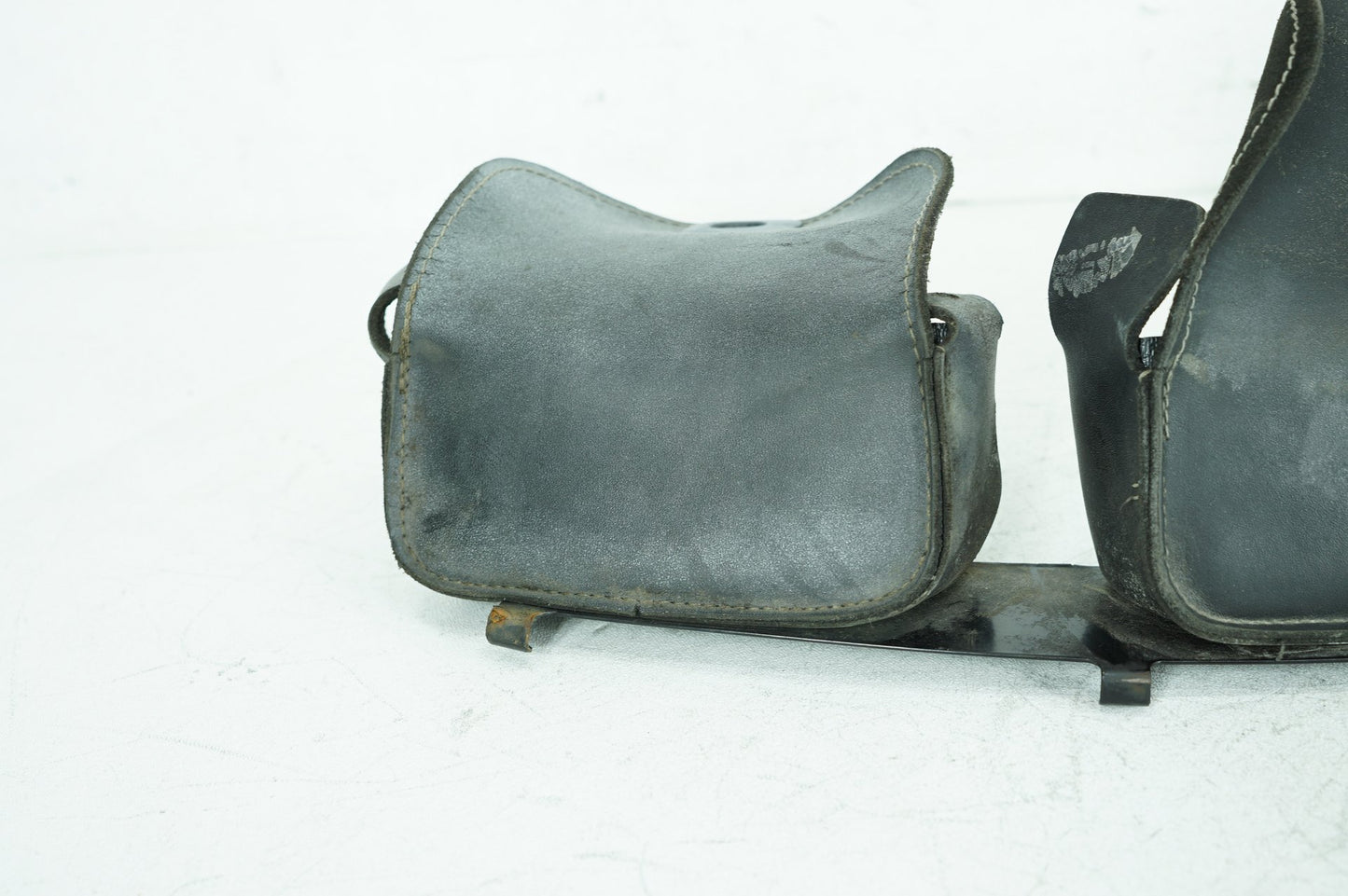1999 - 2006 Harley-Davidson Touring Electra Glide Ultra Front Onboard Tool Bag Leather Storage Three Bag Pouch