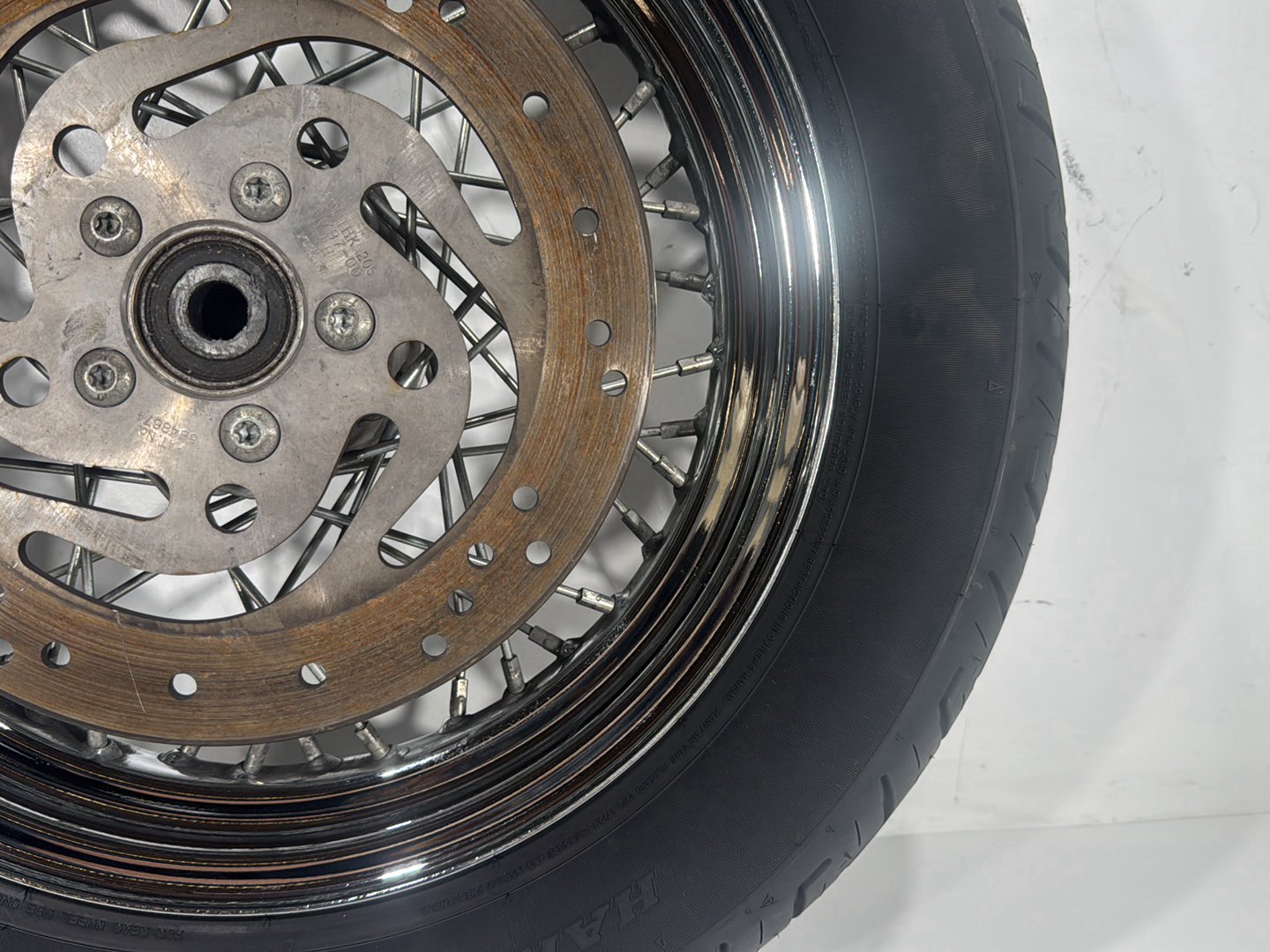 2004 Harley Softail FLSTC Heritage Classic OEM Rear Wheel Rim Tire Spoked