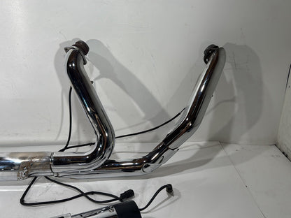 2017 Harley Road Glide Touring FLTRXS OEM Exhaust Header Pipes Muffler 65600176