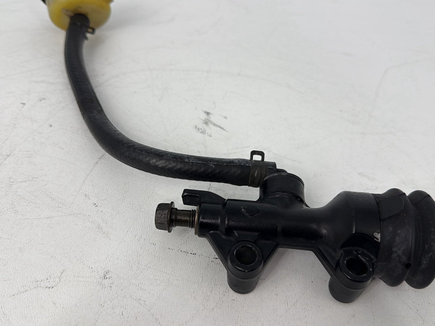 2005 Harley Sportster XL883C 883 Custom OEM Rear Brake Master Cylinder Bottle Brake Line