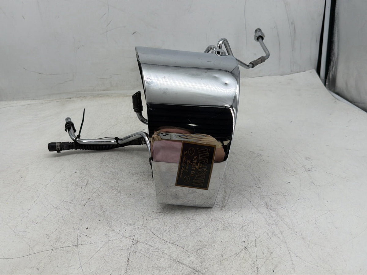 03 Harley Softail Deuce FXSTD OEM Oil Tank Reservoir Bottle Canister & Dipstick