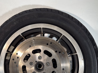 1984 - 1998 Harley-Davidson Touring Electra Glide Classic Front Wheel Rim Tire MT90B16 72H, Dunlop, 16"