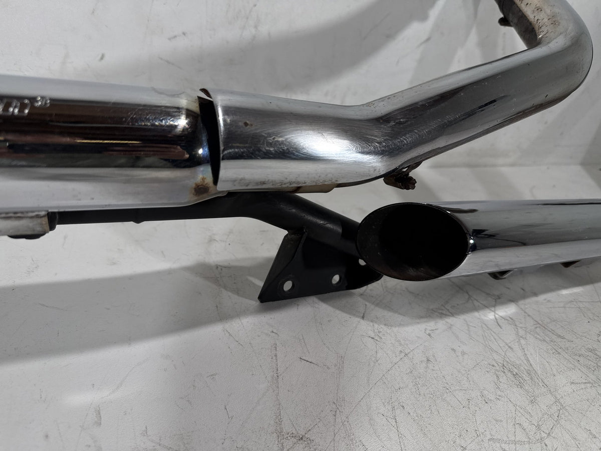 2002 Harley Heritage Softail Classic FLSTC Exhaust Header Pipes Muffler PYTHON