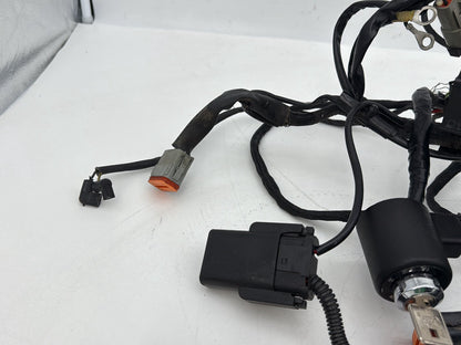 2004 - 2013 Harley-Davidson Sportster 1200 Custom Main Wire Wiring Harness Ignition Switch NOKey 70139-06