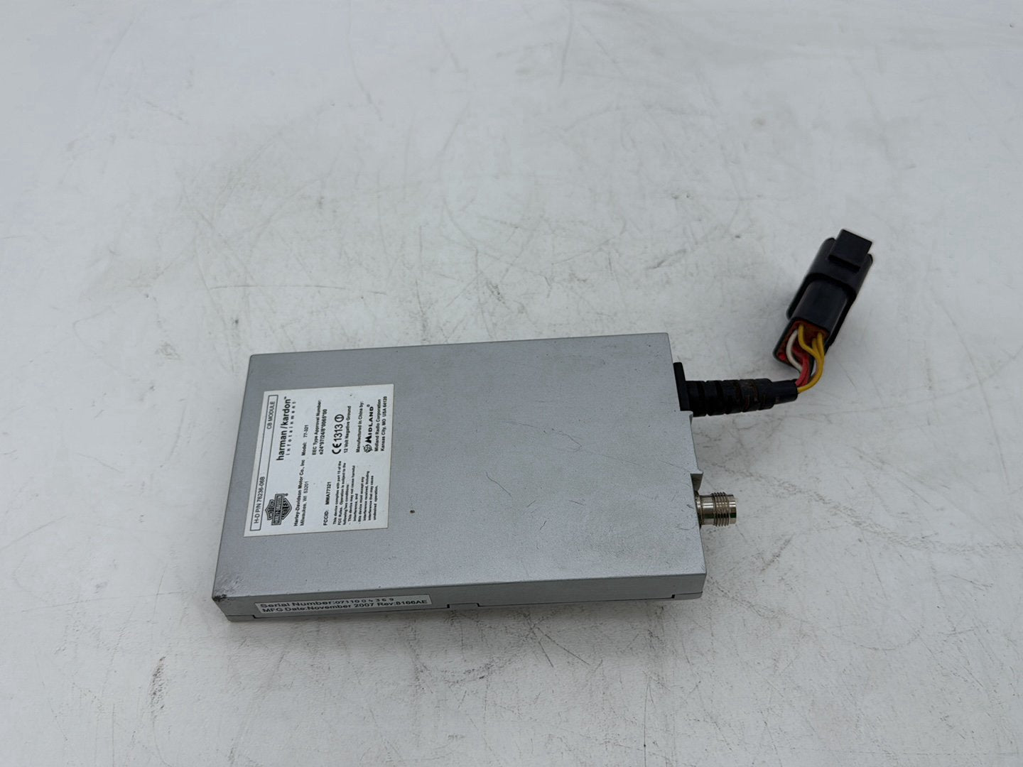 2008 Harley Touring FLHTCU Electra Glide Ultra OEM XM Harman Kardon Radio Module 76236-06A