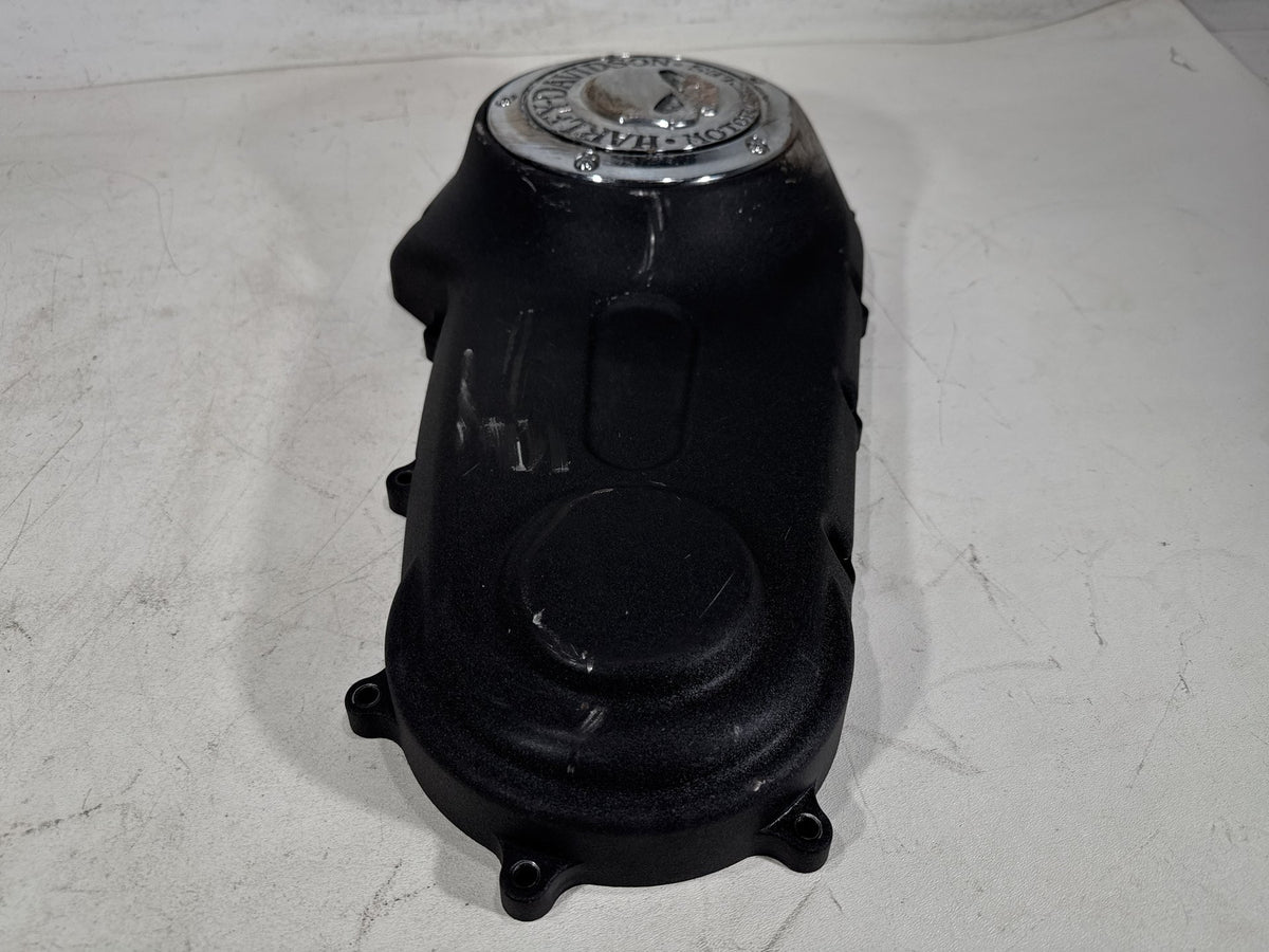 2016 Harley Dyna Fat Bob OEM Outer Primary Clutch Cover Willie G Skull SCRATCHED
