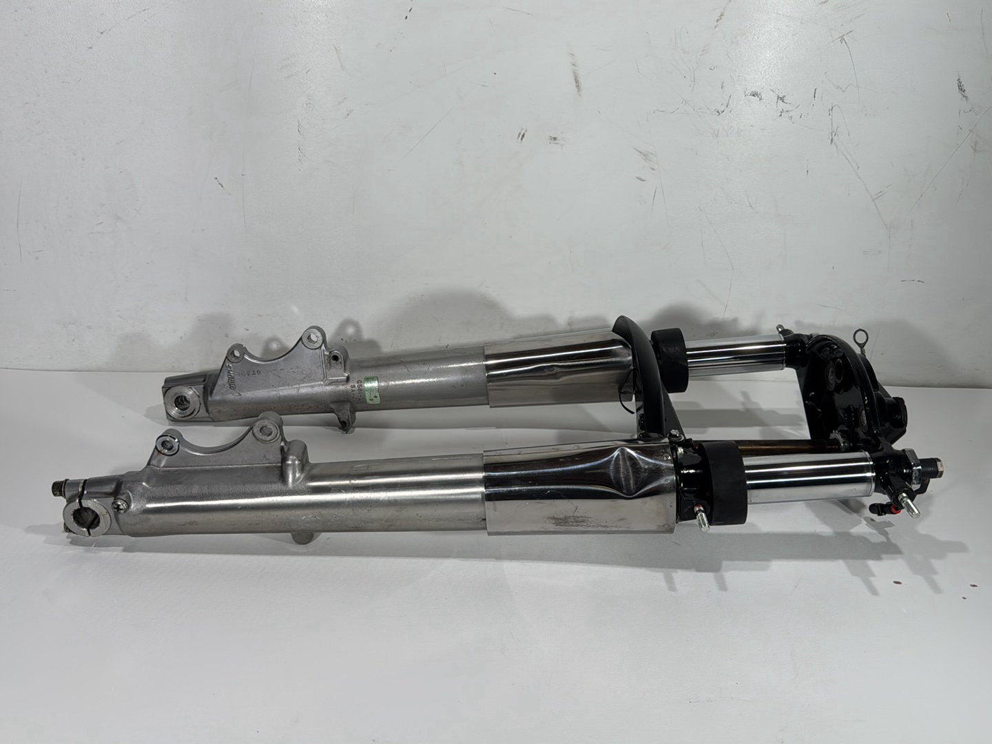 1998 Harley Road King Touring FLHRCI Classic OEM Front Triple Tree Set & LH RH Fork Legs Sliders