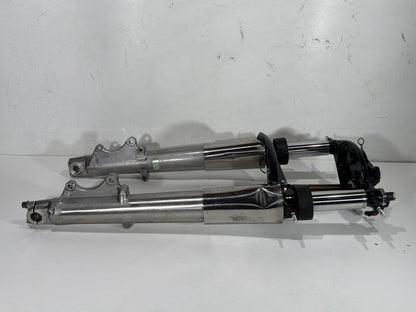 1998 Harley Road King Touring FLHRCI Classic OEM Front Triple Tree Set & LH RH Fork Legs Sliders