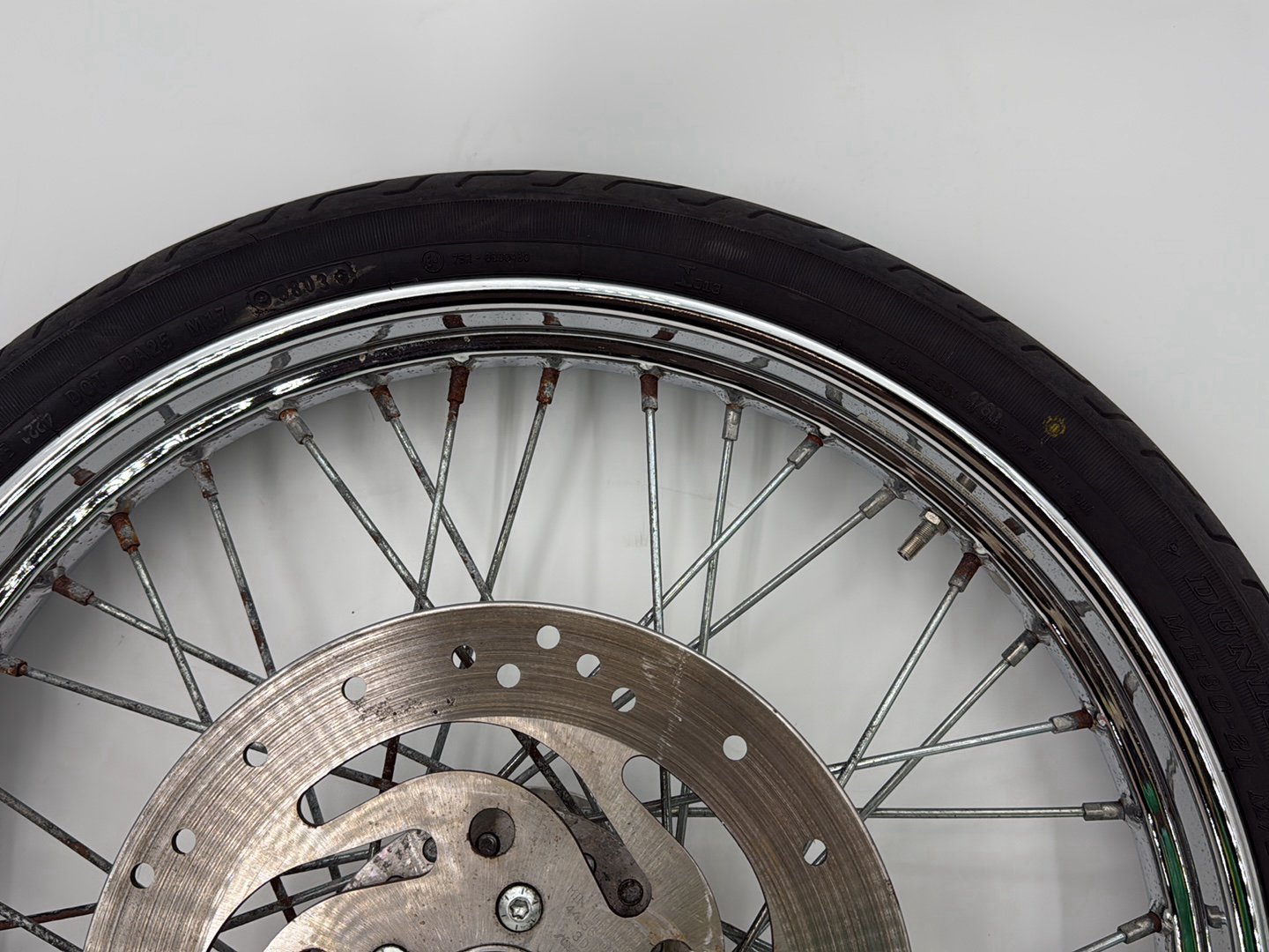 2003 Harley Sportster XL1200C 1200 Custom Anniversary OEM Front Wheel Rim Tire Spoked