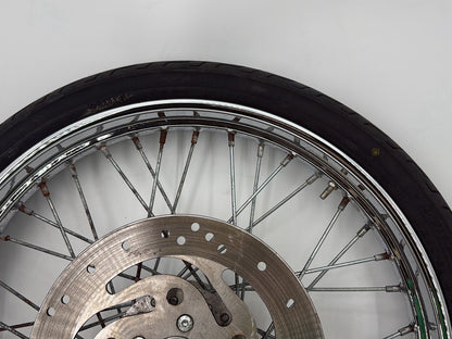 2003 Harley Sportster XL1200C 1200 Custom Anniversary OEM Front Wheel Rim Tire Spoked