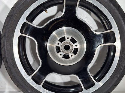 2010 Harley Street Glide Touring FLHX OEM Front & Rear Wheel Rim Tire