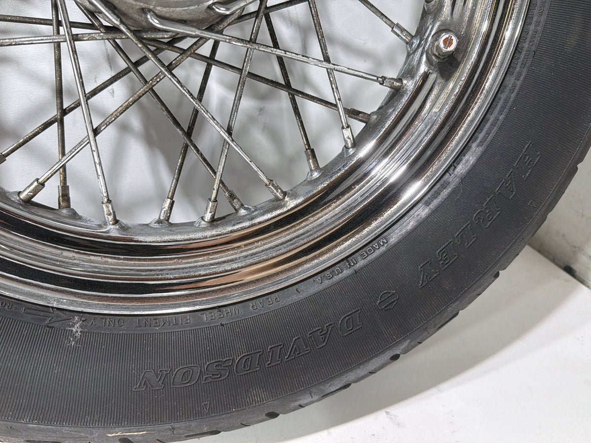 2005 Harley Sportster 1200 XL1200R OEM Front Rear Wheel Rim Tire Spoked 16" 19"