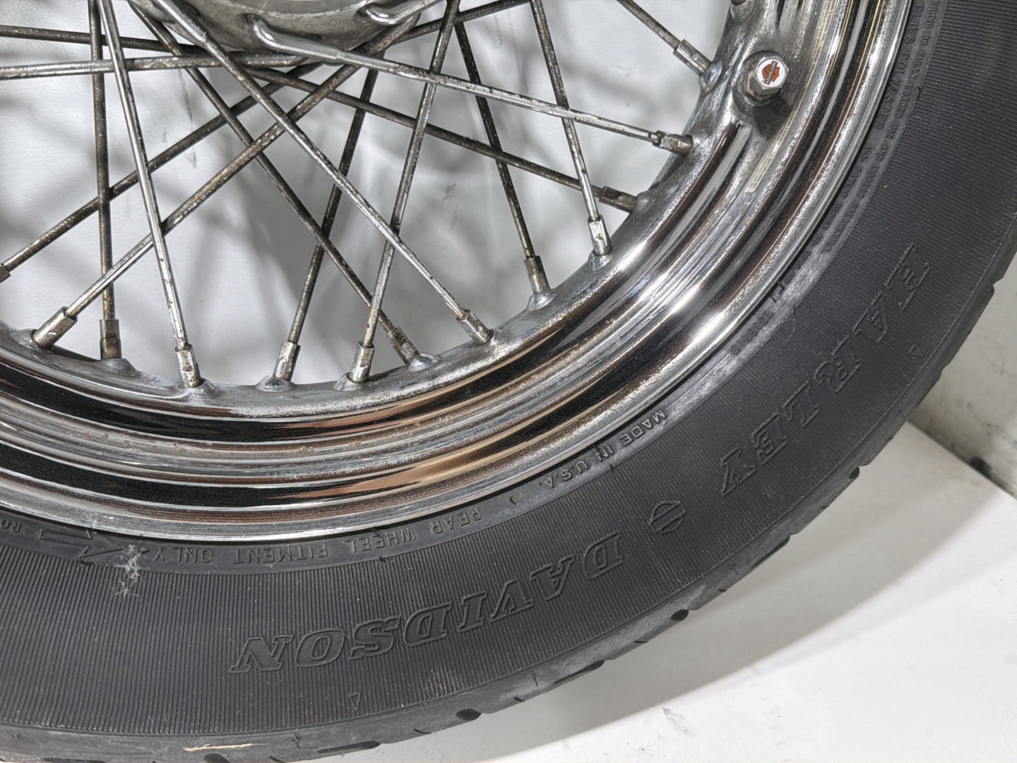 2005 Harley Sportster 1200 Roadster XL1200R OEM Front Rear Wheel Rim Tire Spoked