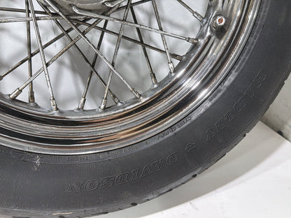 2005 Harley Sportster 1200 Roadster XL1200R OEM Front Rear Wheel Rim Tire Spoked