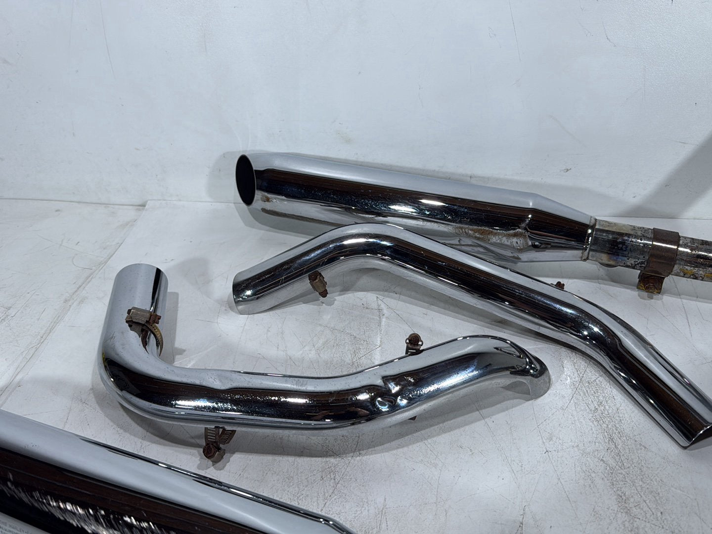 2013 Harley Forty-Eight Sportster 1200X OEM Exhaust Header Pipes Muffler