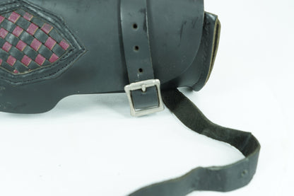 1999 - 2006 Harley-Davidson Dyna Wide Glide Front Onboard Tool Bag Leather Storage Aftermarket