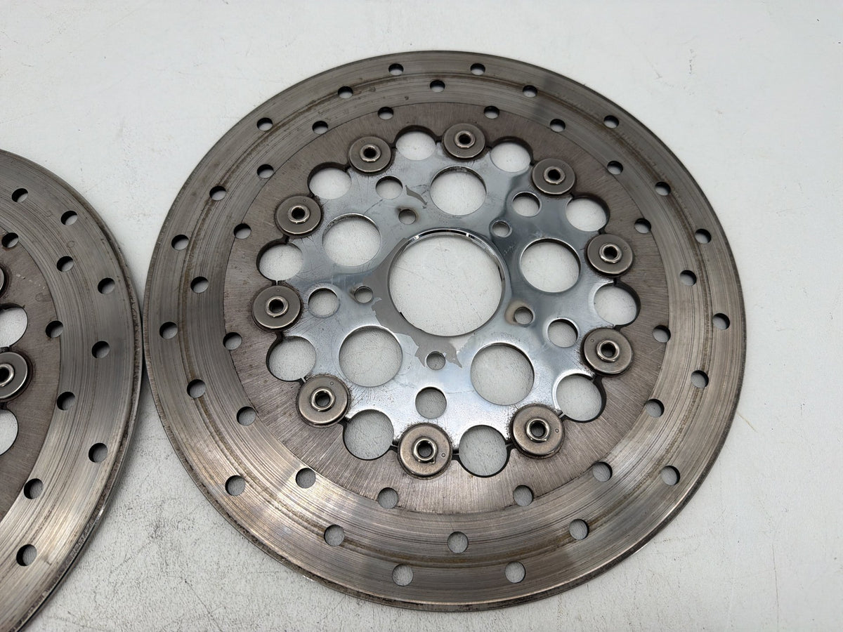 2007 Harley Electra Glide Touring CVO Eagle OEM Front Brake Rotors Disc Pair