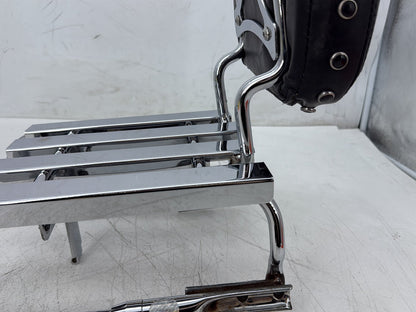 1995 Harley Road King Touring OEM Rear Sissy Bar w/ Backrest Cushion Pad TORN