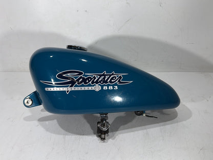 2001 Harley Sportster 883 Hugger XLH883 OEM Fuel Gas Tank Gasoline Reservoir CARB