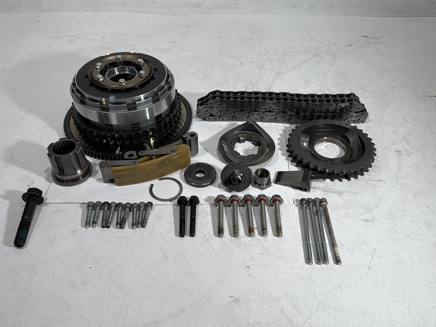 2011 Harley Heritage Softail Classic FLSTC OEM Clutch Basket Chain Tensioner Kit