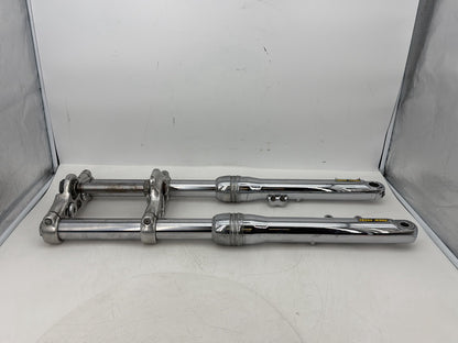 2007 - 2012 Harley-Davidson Dyna Super Glide Front Triple Tree Set & LH RH Fork Legs Sliders 45867-08