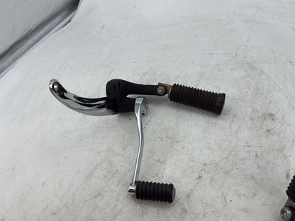 2012 Harley Dyna FXDF Fat Bob OEM Left Right Foot Brake Control Pegs