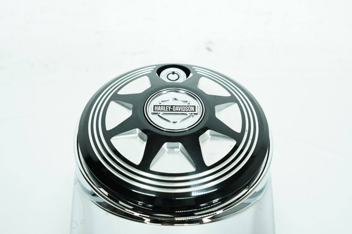 Fuel Gas Tank Dash Console NOKey, Arlen Ness Deep Cut, CNC, 2013, Harley-Davidson, Touring, Street Glide, FLHX