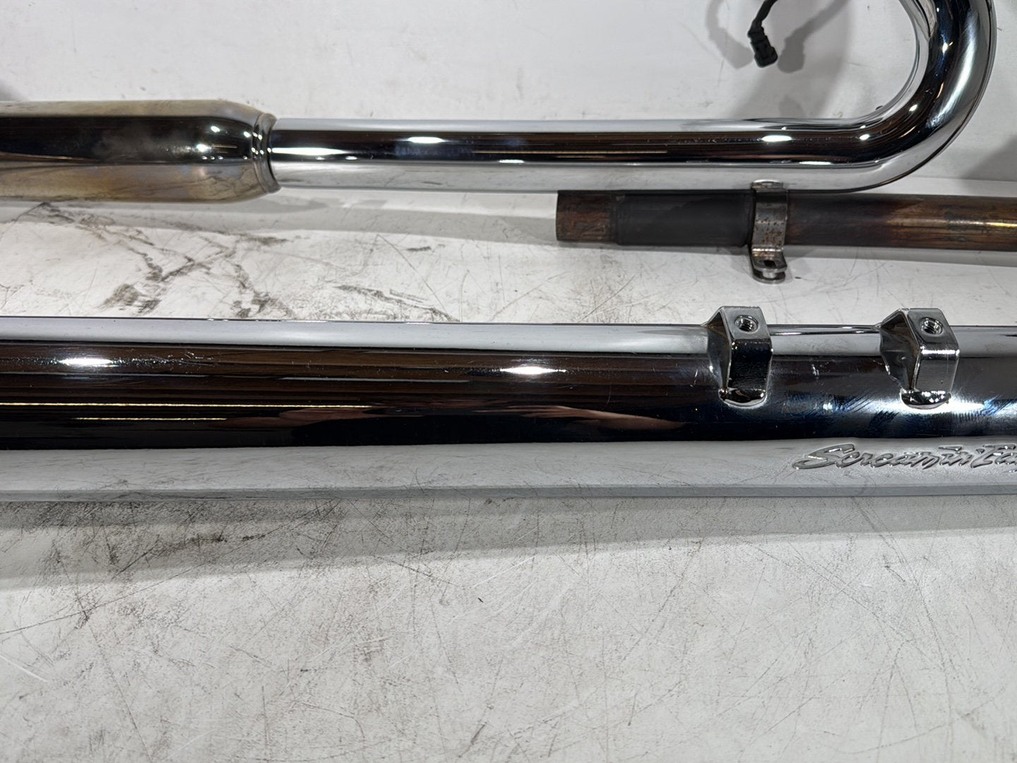 2007 Harley Touring FLHTC Electra Glide Classic OEM Exhaust Header Muffler Pipes Screamin Eagle