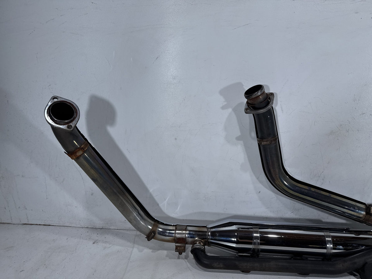 2001 Harley Heritage Softail Classic FLSTC OEM Exhaust Header Pipes Muffler