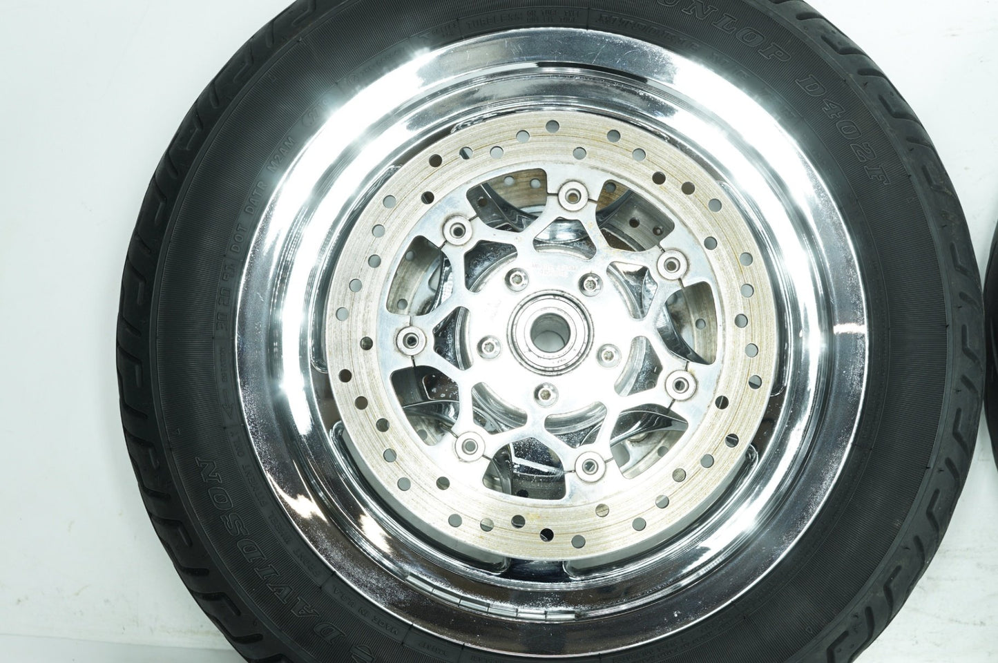 2007 - 2012 Harley-Davidson Touring Electra Glide Ultra Front & Rear Wheel Rim Tire 55035-11, 43332-04