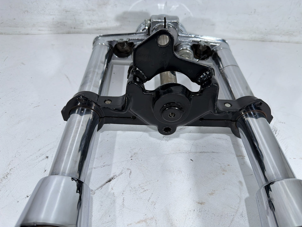 1997 Harley Heritage Softail OEM Front Triple Tree Set & LH RH Fork Legs Sliders