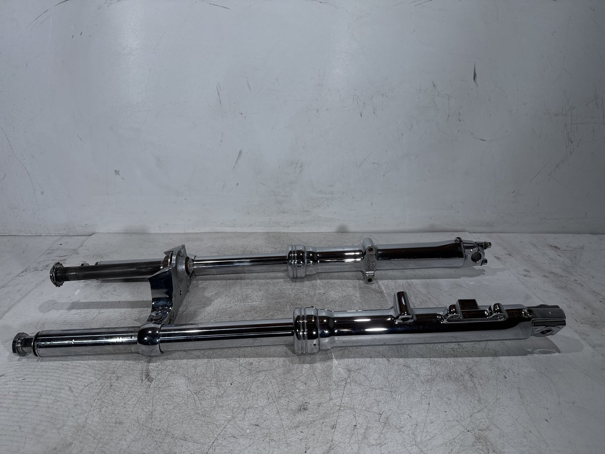 2002 Harley Dyna Wide Glide FXDWG OEM Front Left & Right Fork Legs Sliders
