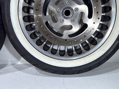 2013 Harley Electra Glide Touring Ultra FLHTCUI OEM Front & Rear Wheel Rim Tire