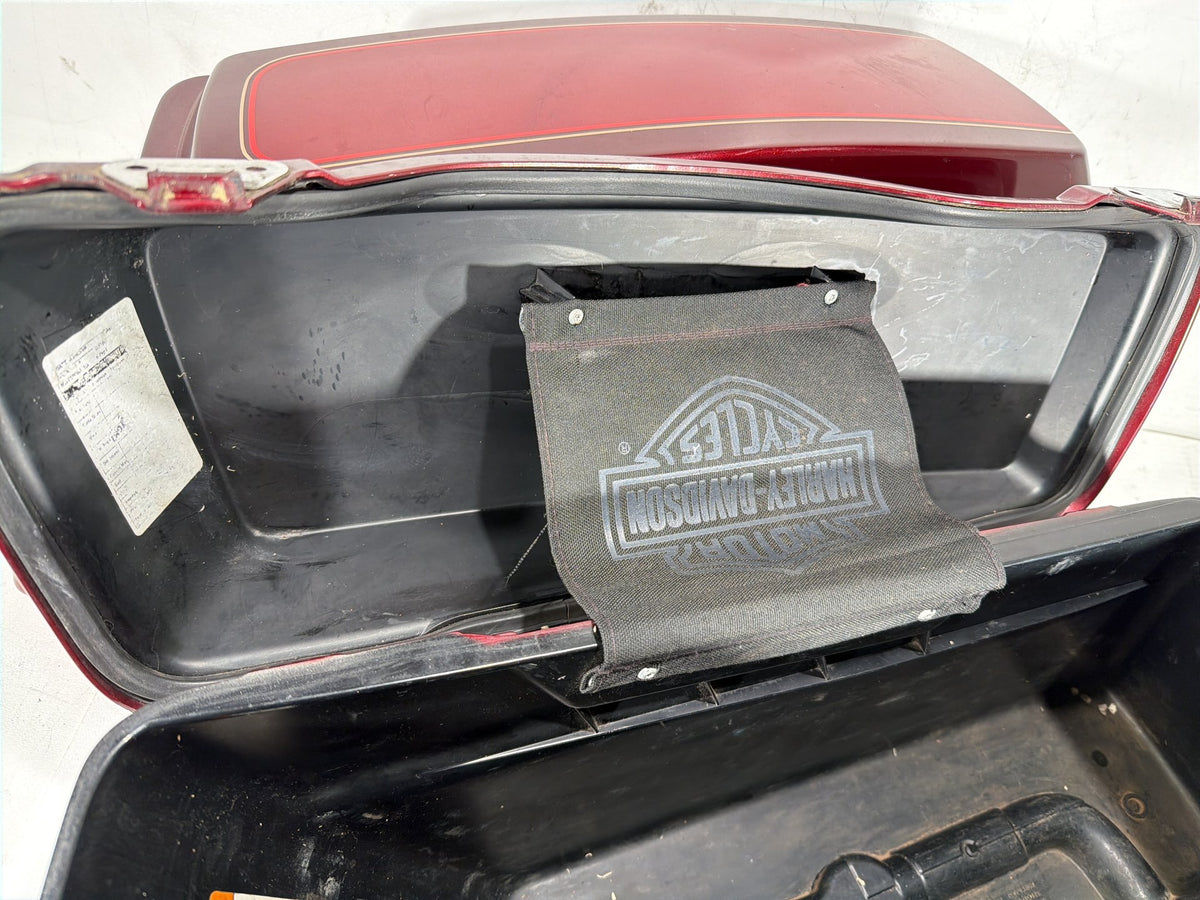 2008 Harley Electra Glide Touring Ultra OEM Left Right Saddlebags Luggage NOKey