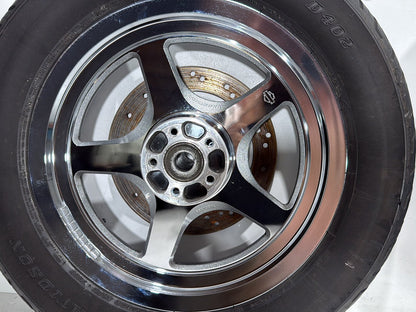 2007 Harley Electra Glide Touring FLHTCUI OEM Front & Rear Wheel Rim Tire 16"