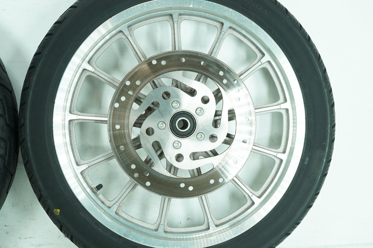 1989 - 2003 Harley-Davidson Sportster Hugger Front & Rear Wheel Rim Tire 43594-00A