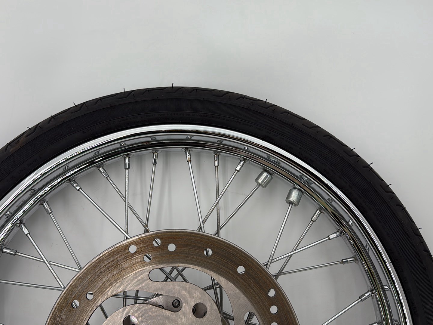 2006 Harley Sportster XL883C 883 Custom OEM Front Wheel Rim Tire Spoked