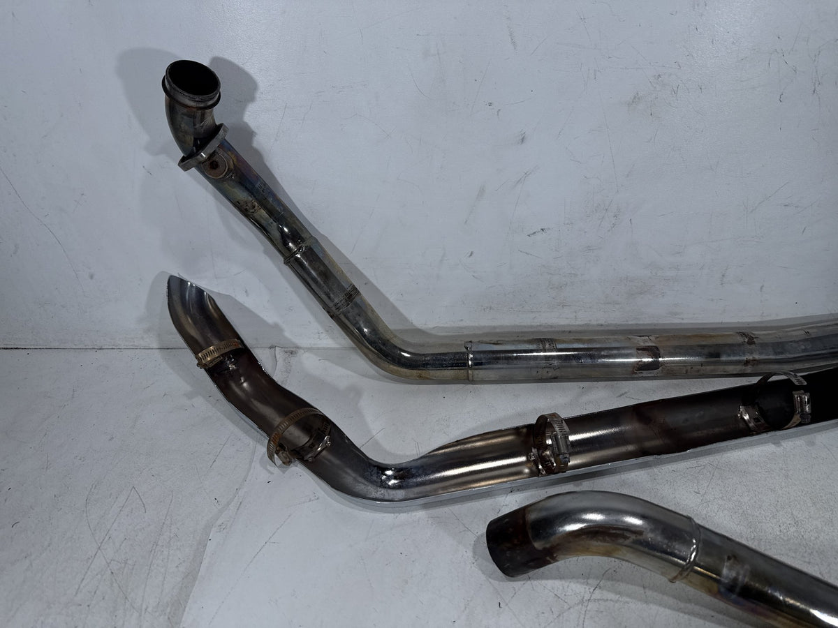 2002 Harley Electra Glide Touring Classic Exhaust Header Pipes Muffler RINEHART